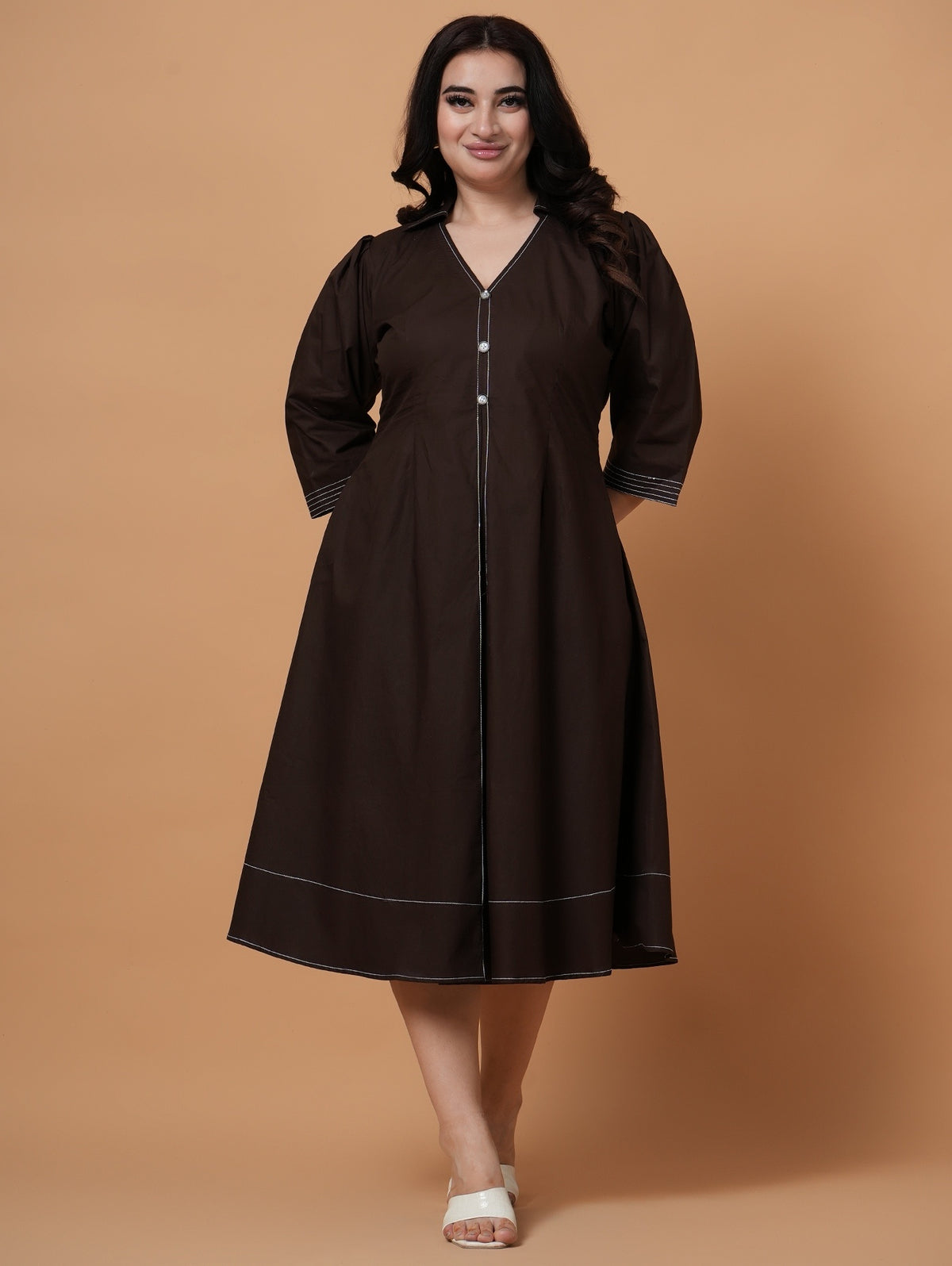 Cocoa Midi  Dress