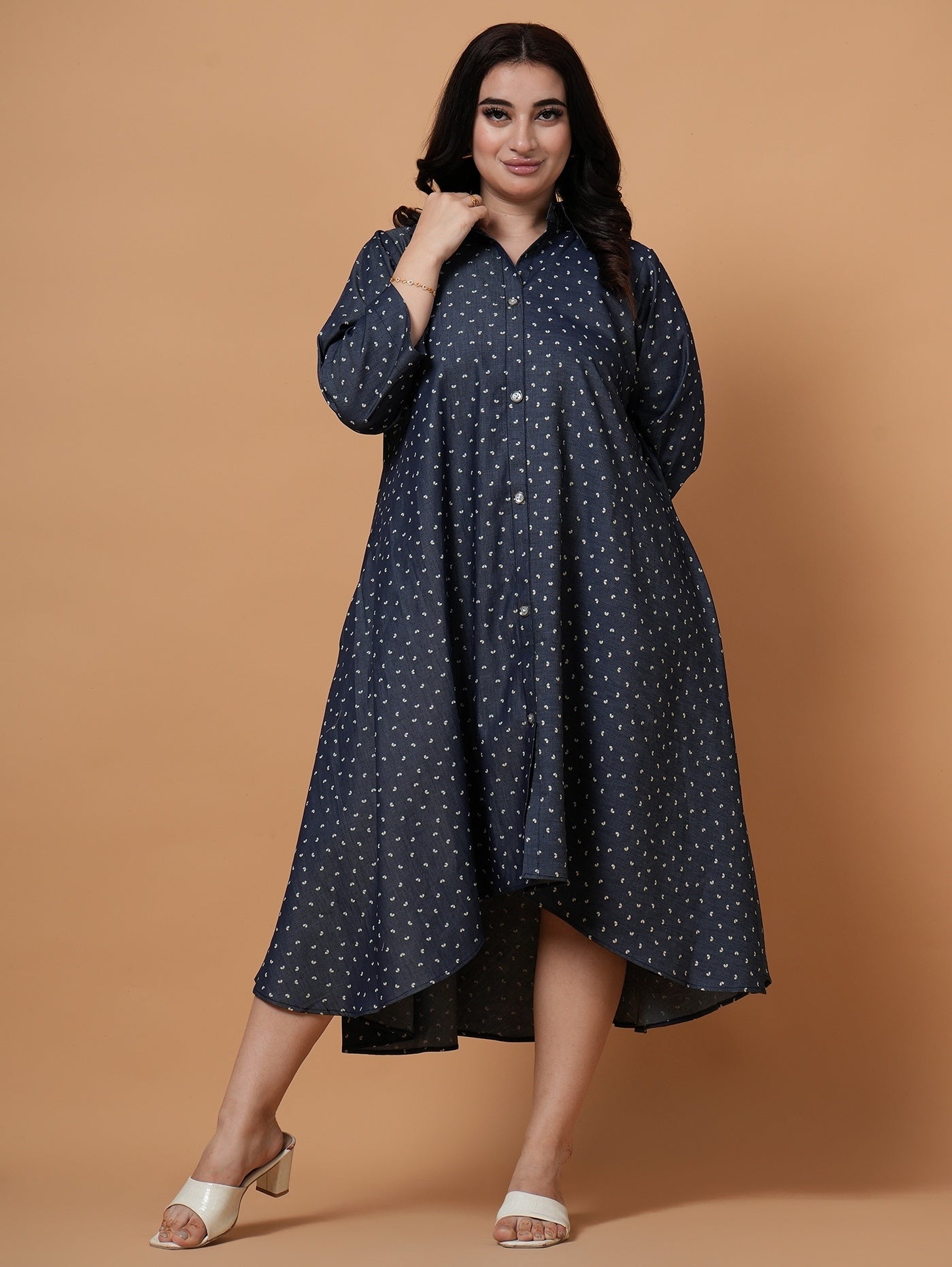 Moon Indigo Denim Dress