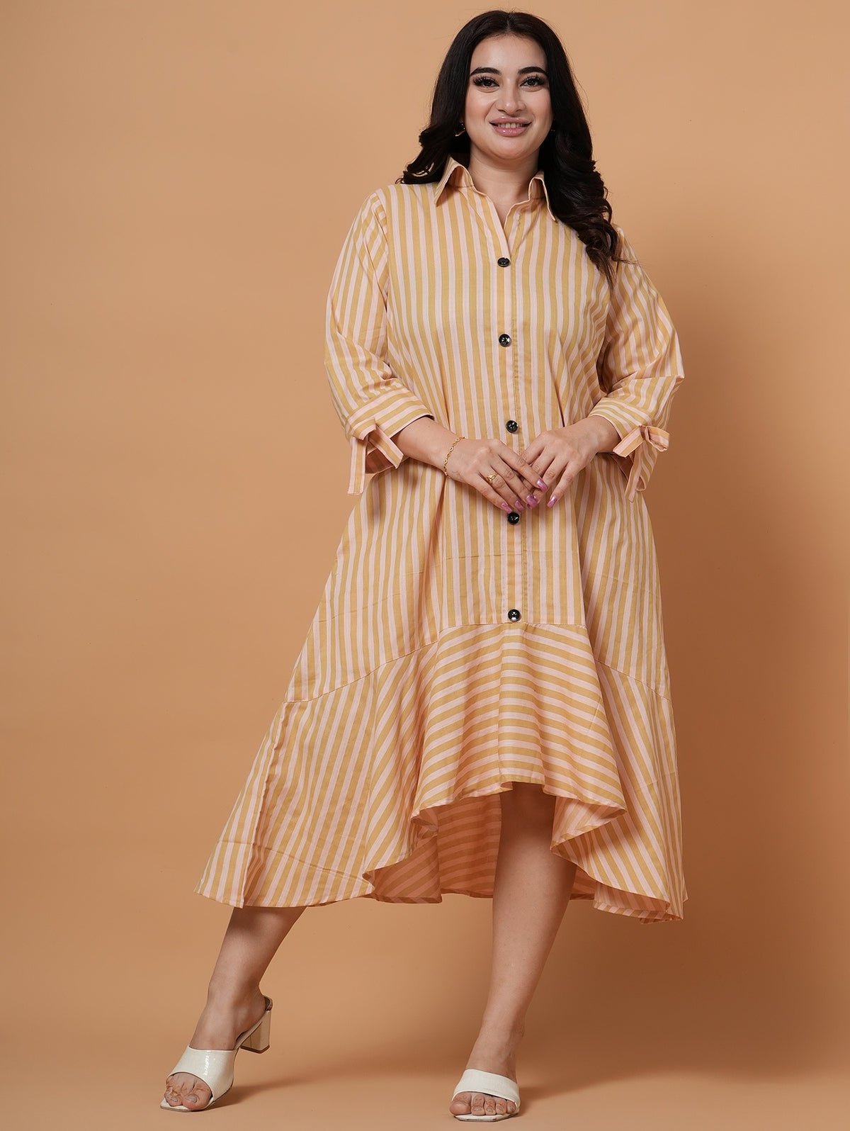 Sunbeam Stripe Midi Dress