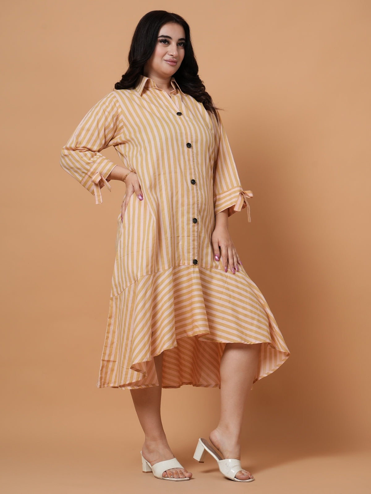 Sunbeam Stripe Midi Dress