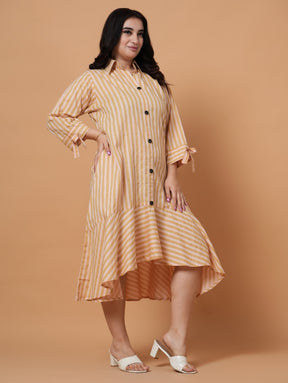 Sunbeam Stripe Midi Dress