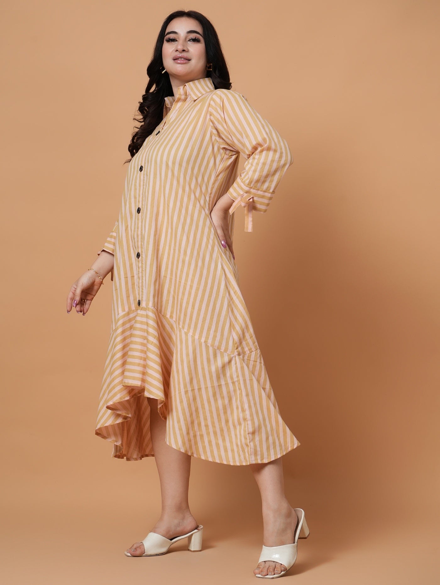 Sunbeam Stripe Midi Dress