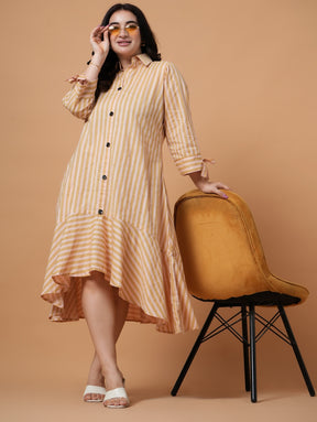 Sunbeam Stripe Midi Dress