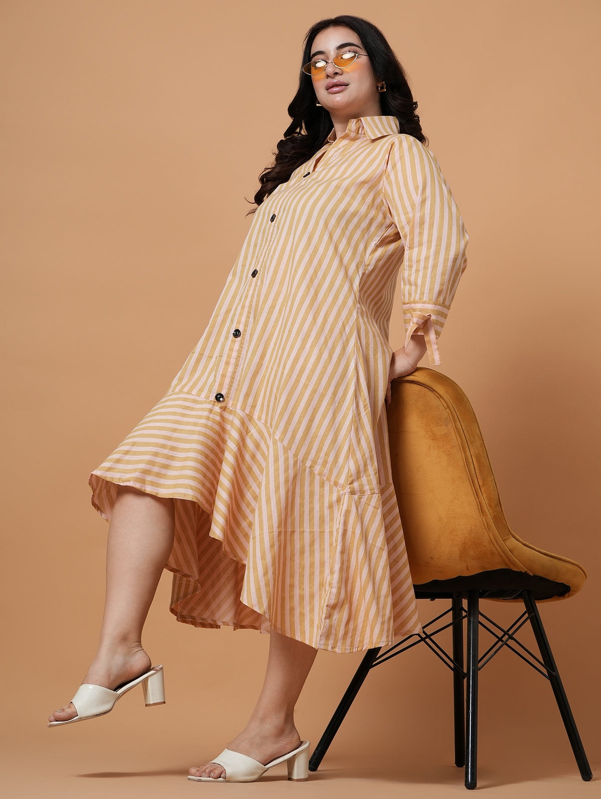 Sunbeam Stripe Midi Dress