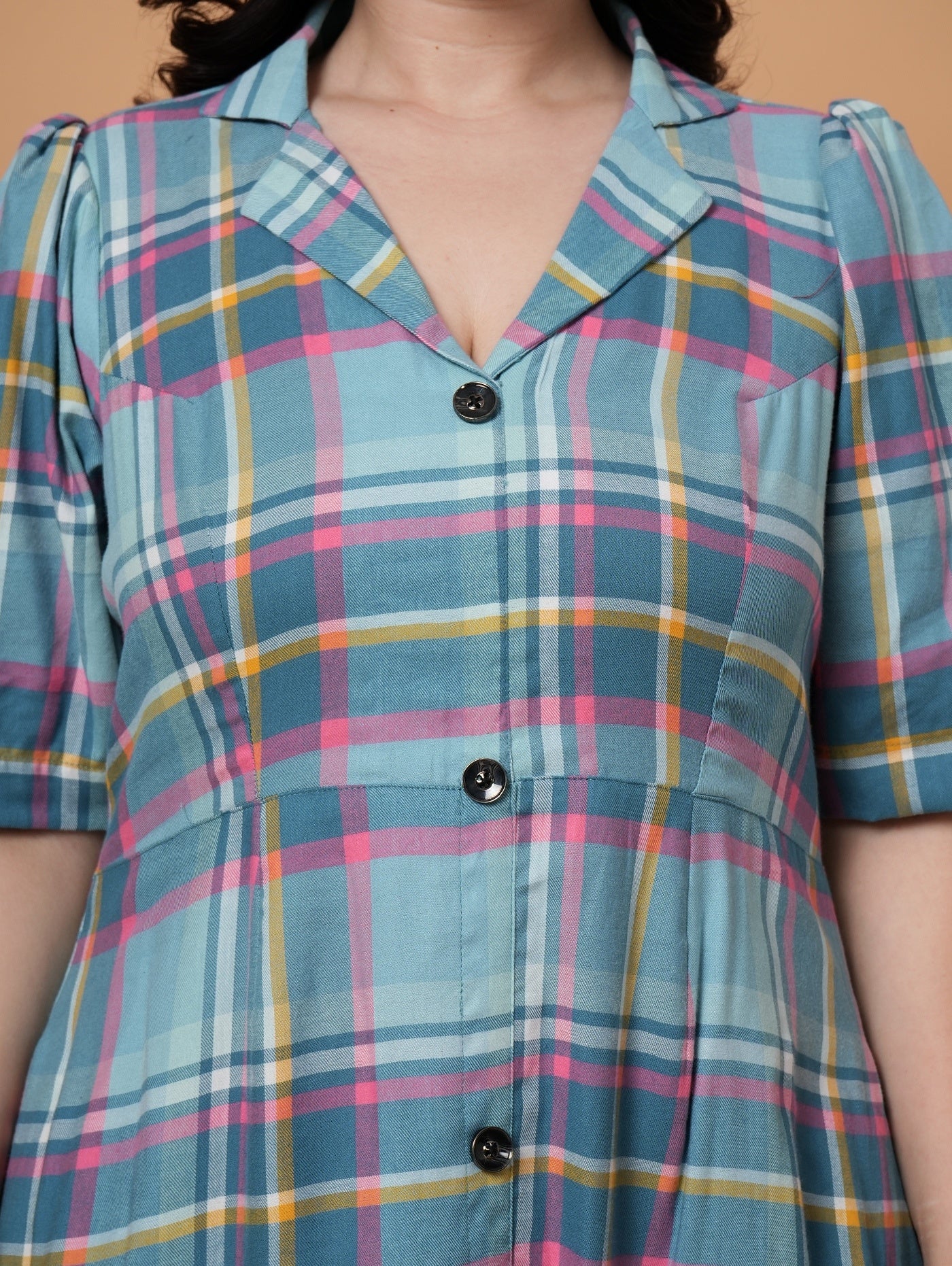 Ease & Grace Check Dress
