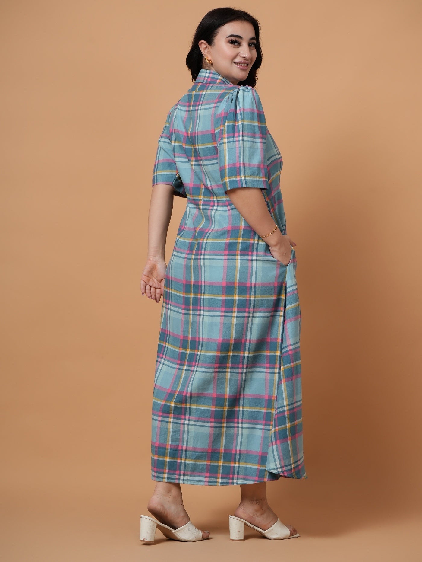 Ease & Grace Check Dress