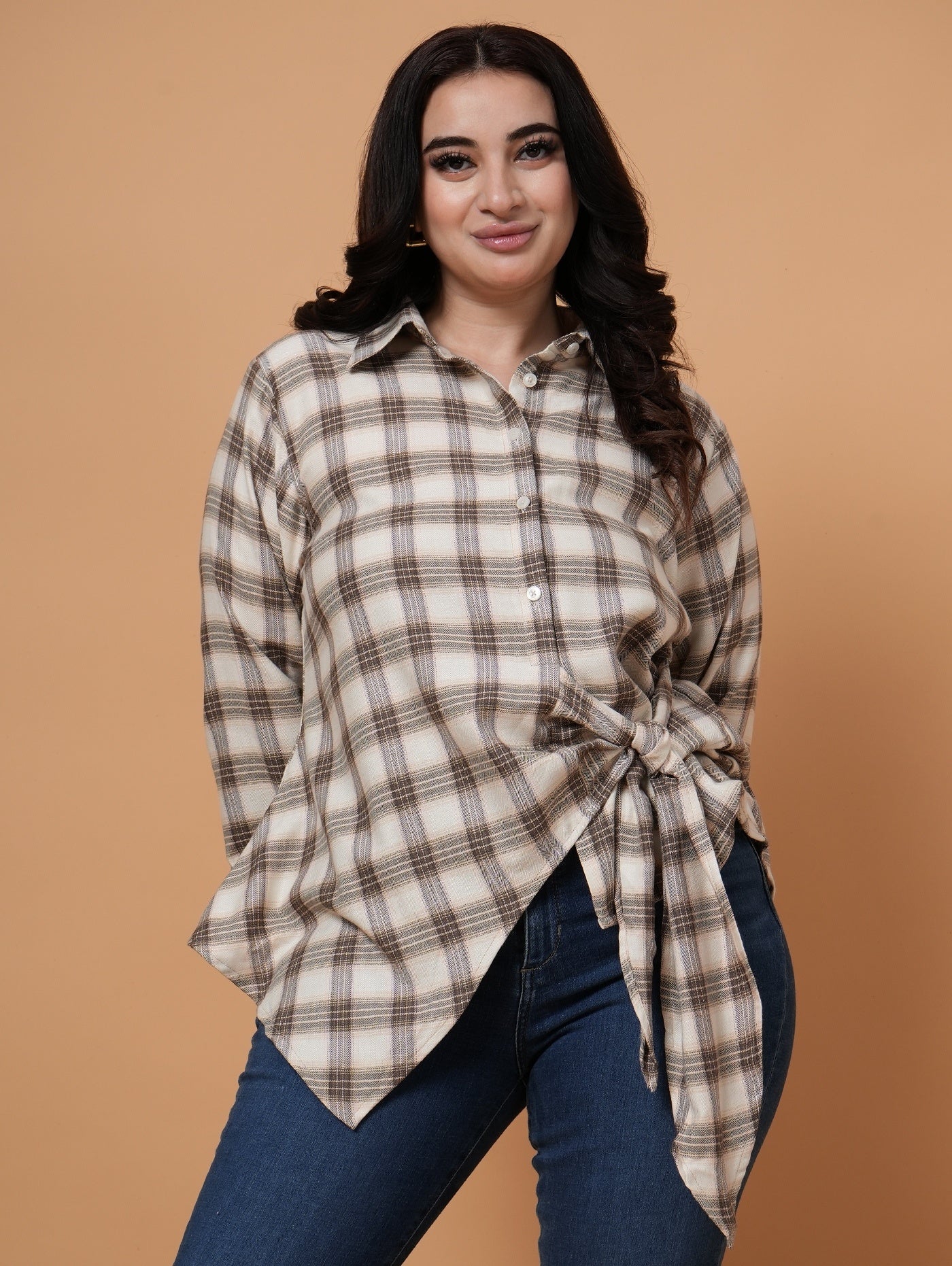 Wrap Check Shirt