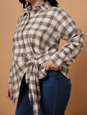 Wrap Check Shirt