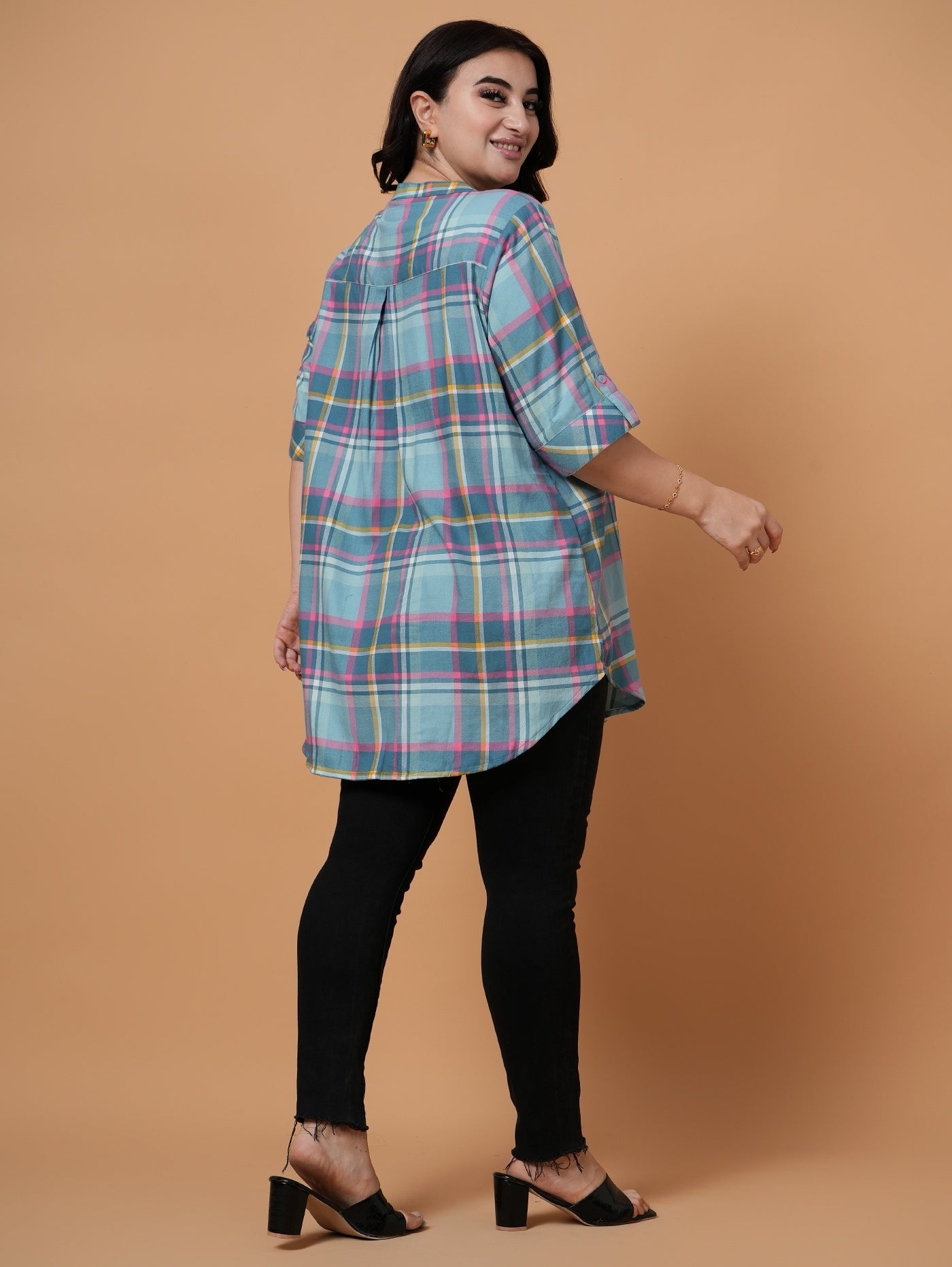 Mint Check Shirt