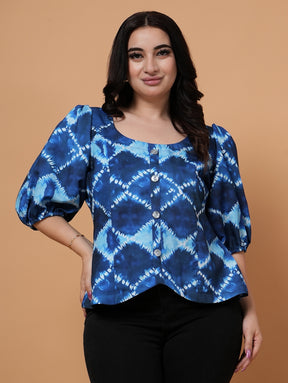 Tie-Dye Casual Top