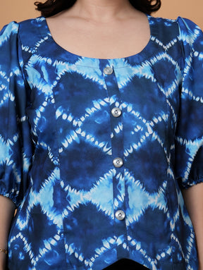 Tie-Dye Casual Top