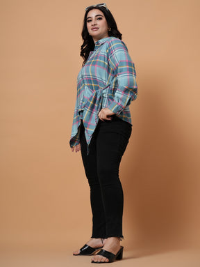 Blue checks Top