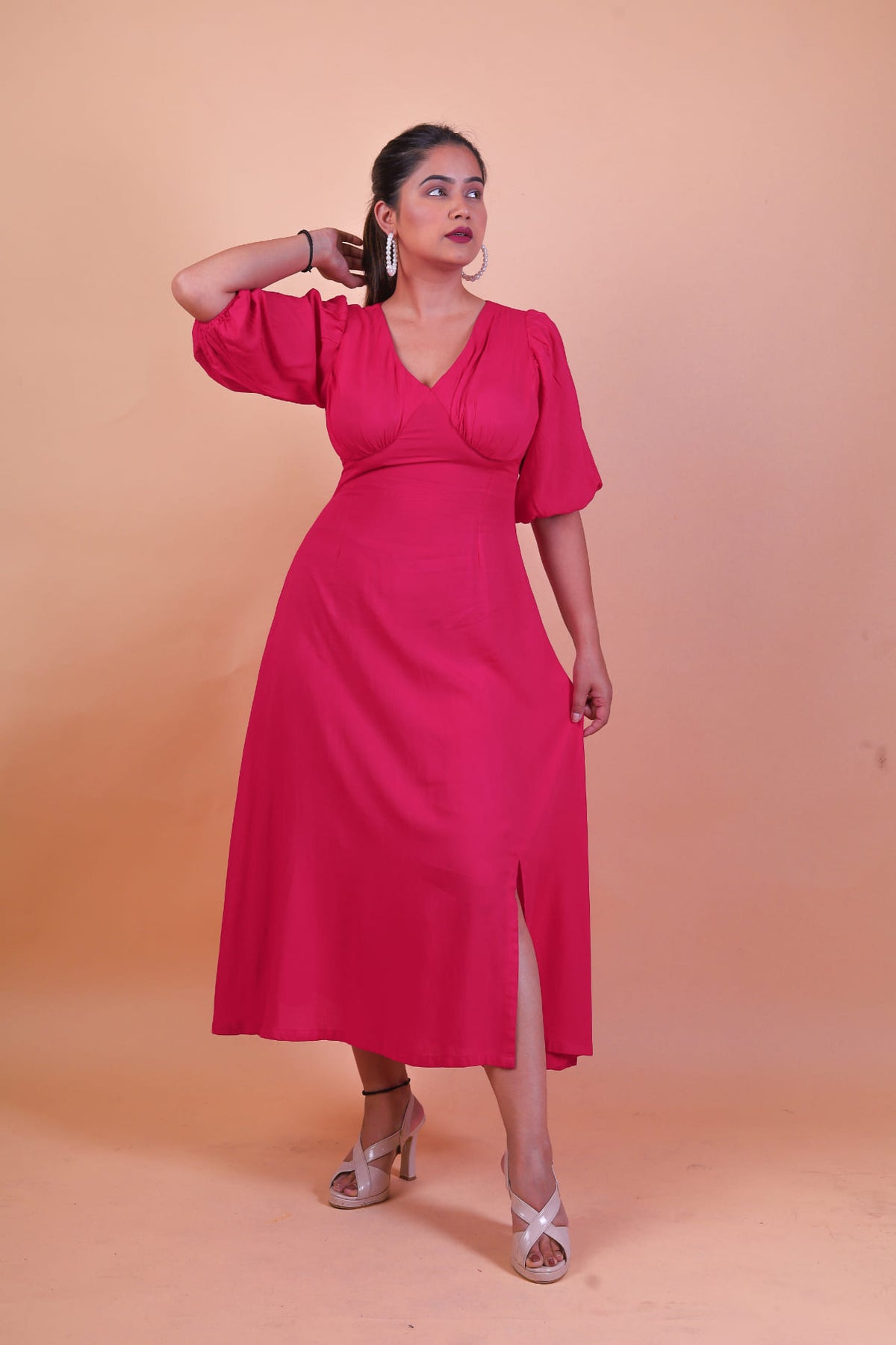 Bold Berry Dress