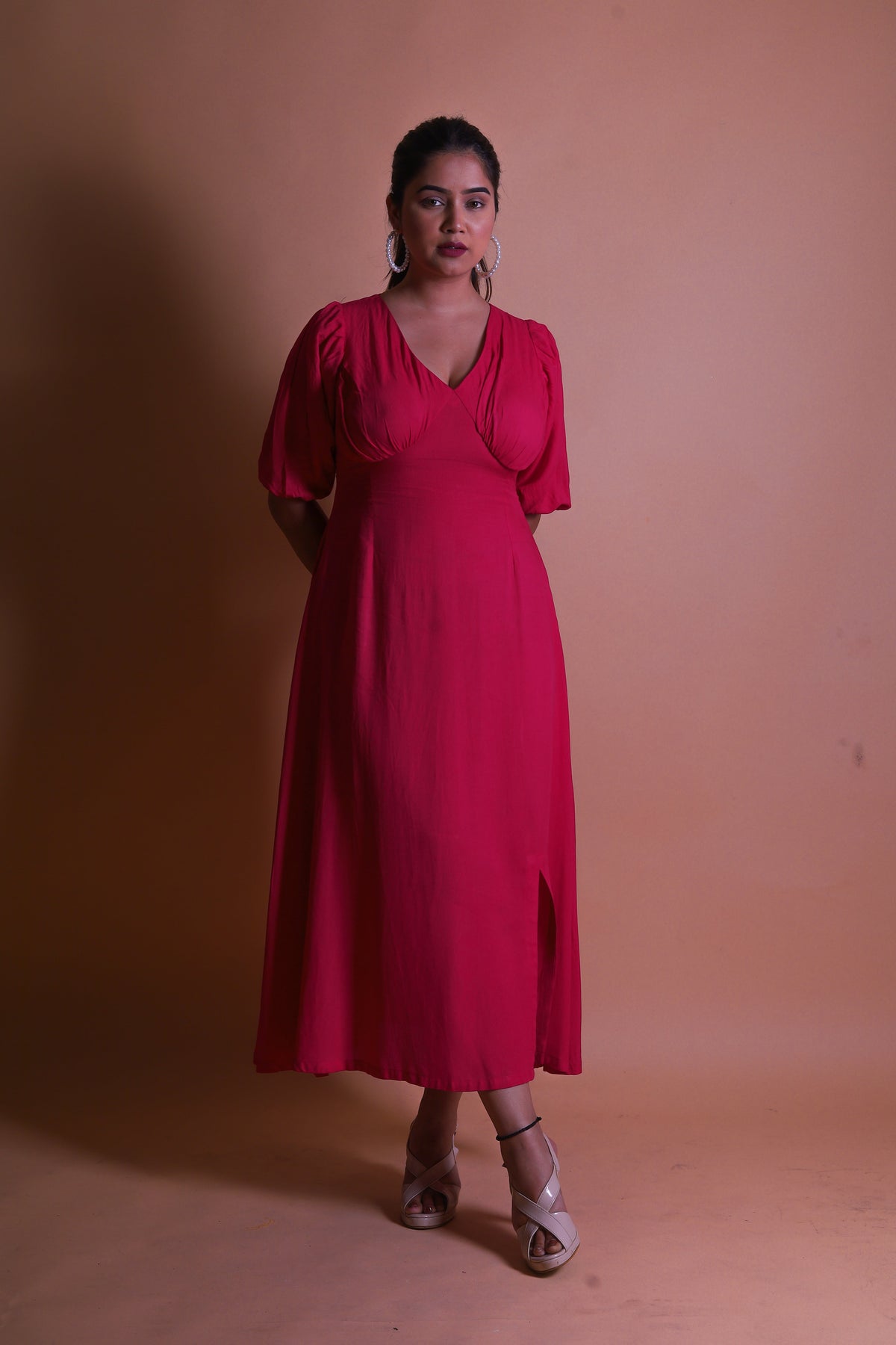 Bold Berry Dress