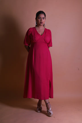 Bold Berry Dress