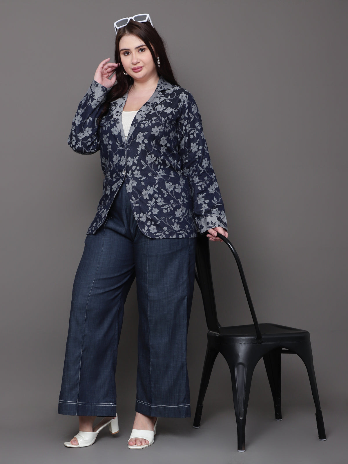 Bloom Denim Blazer