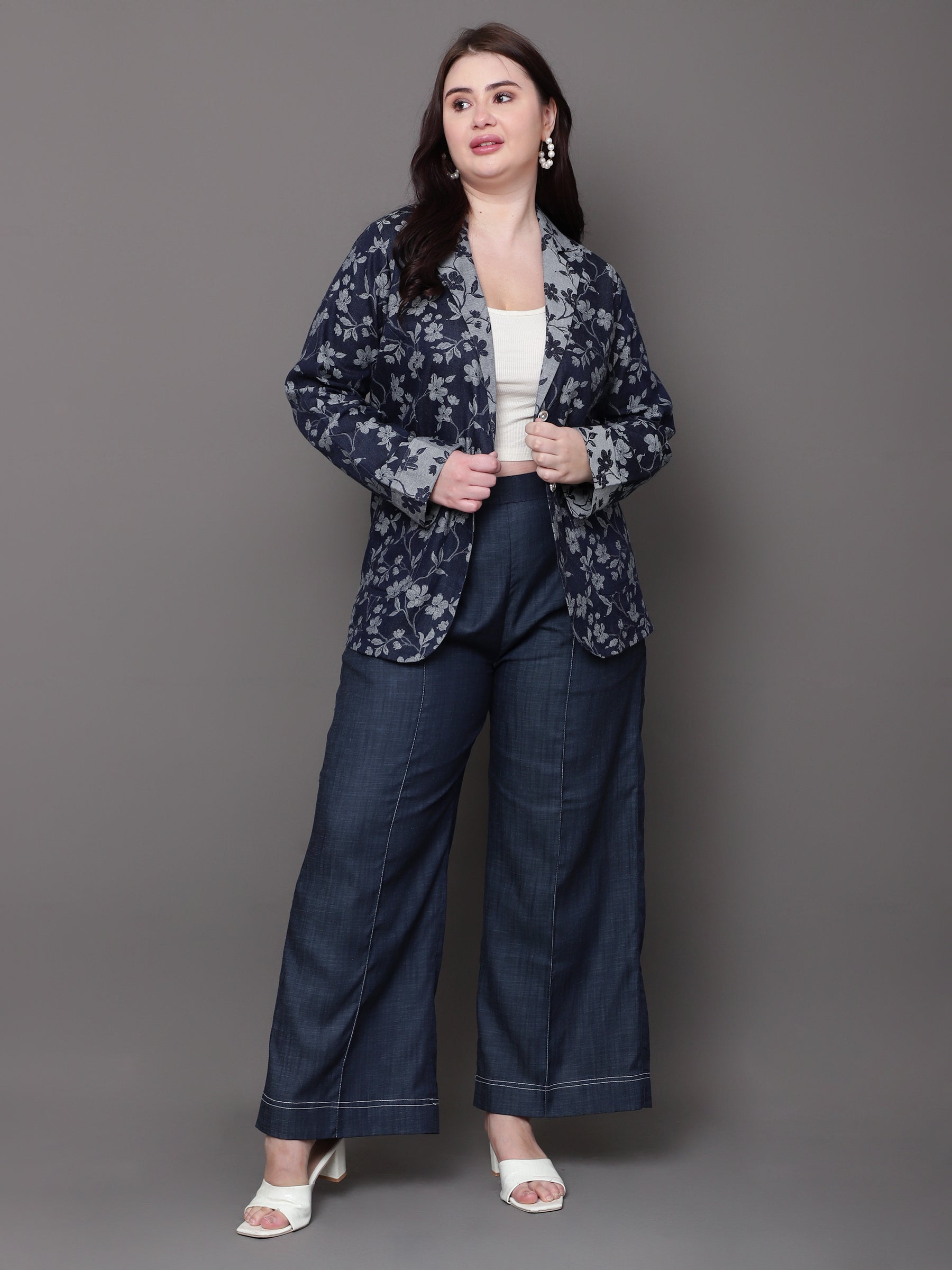 Bloom Denim Blazer