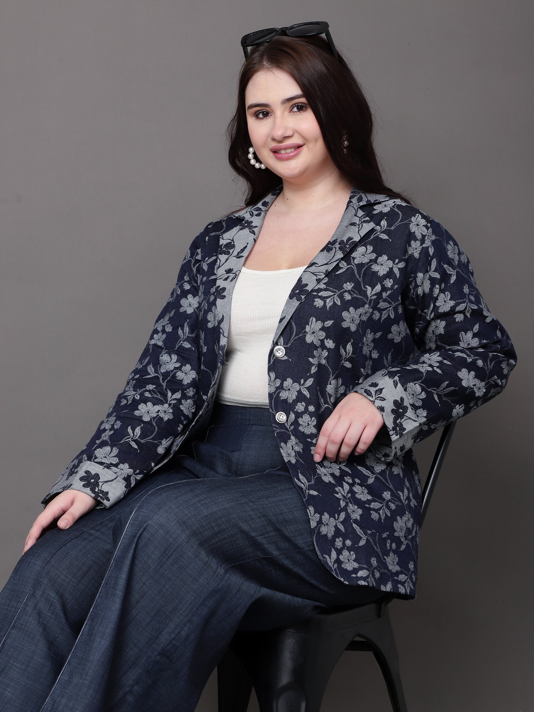 Bloom Denim Blazer