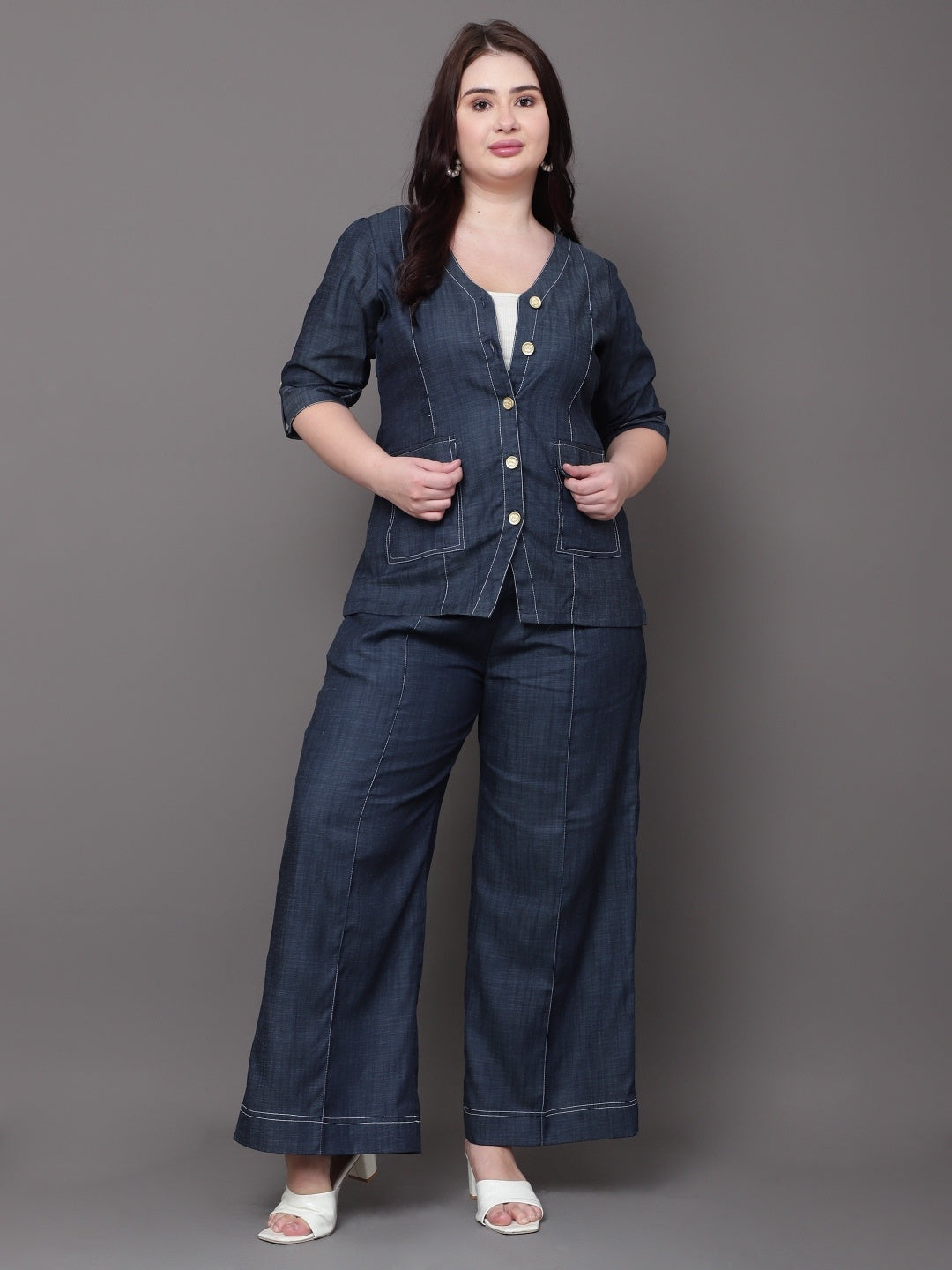Denvy Denim Coord Set