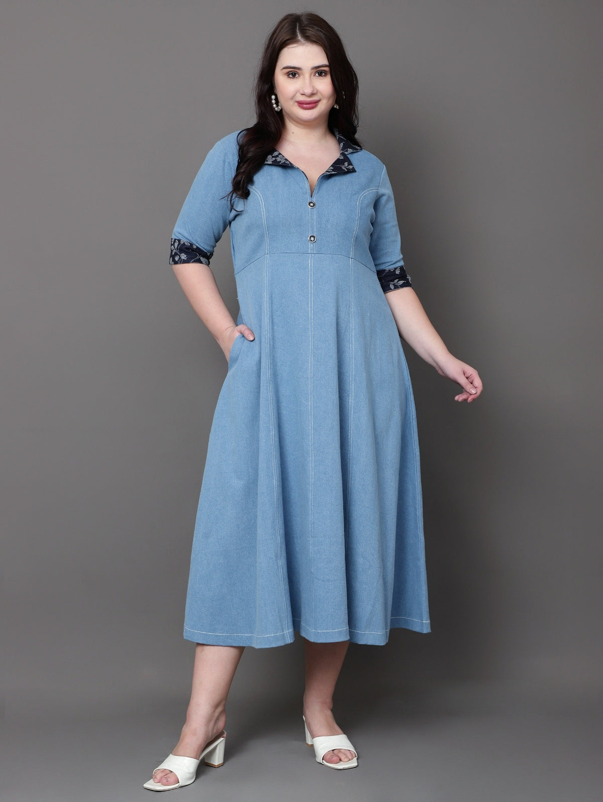 Botanic Denim Dress