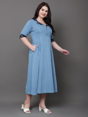 Botanic Denim Dress
