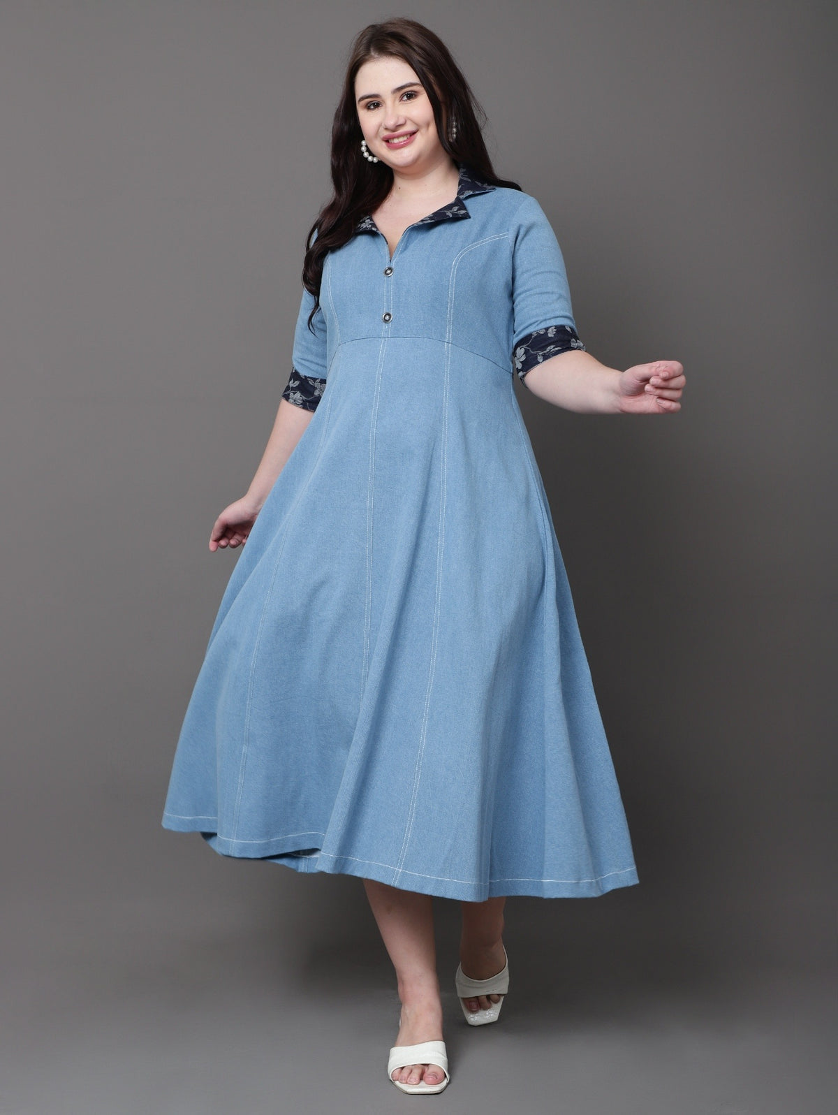 Botanic Denim Dress