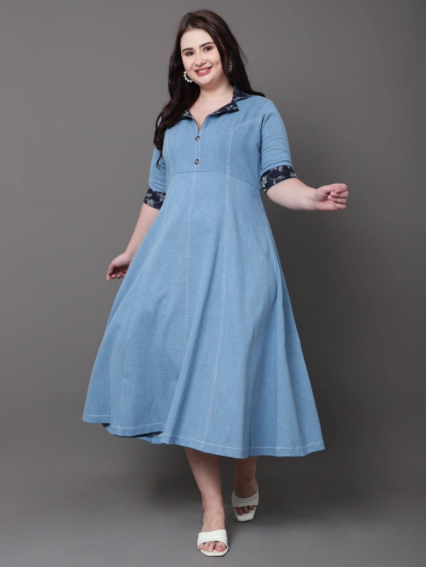 Botanic Denim Dress