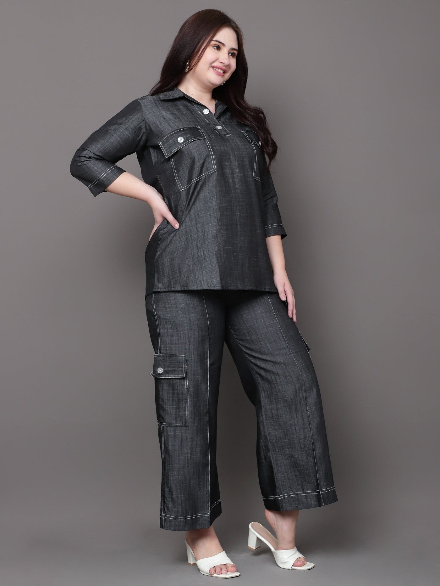 Charcoal Denim Coord