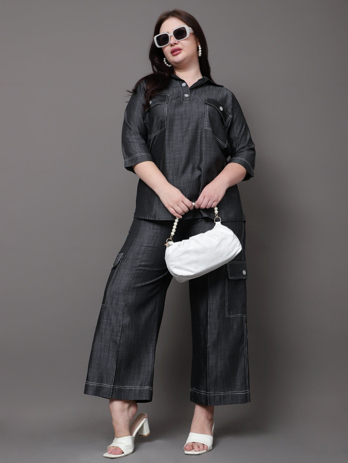 Charcoal Denim Coord