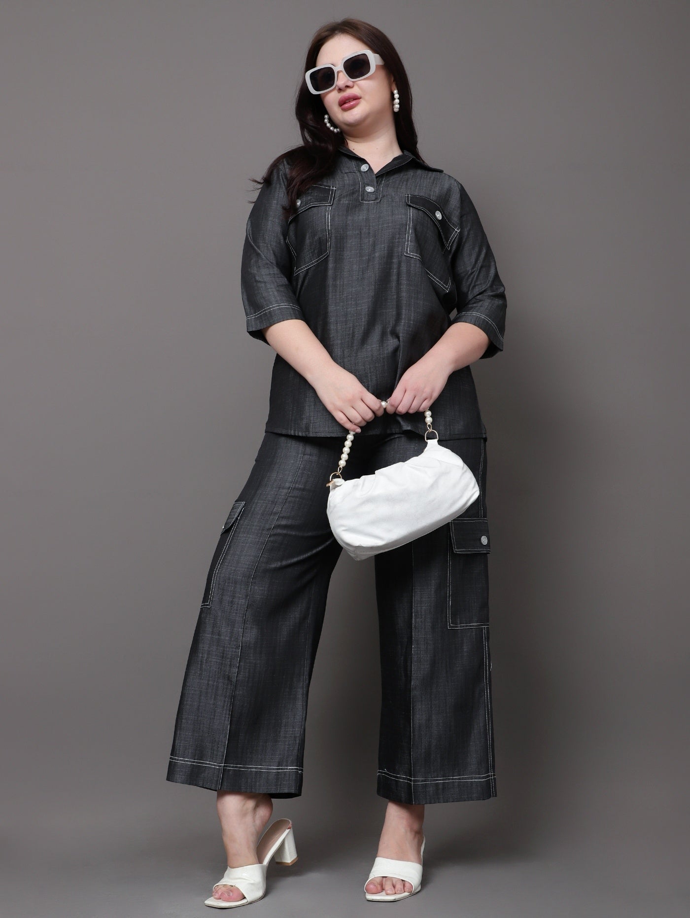 Charcoal Denim Coord