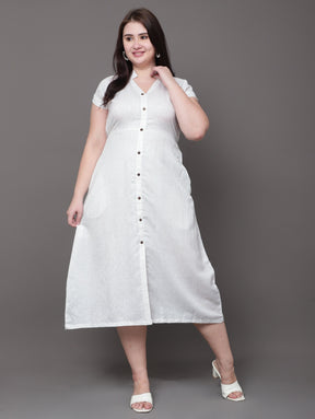 The Elara Linen Dress