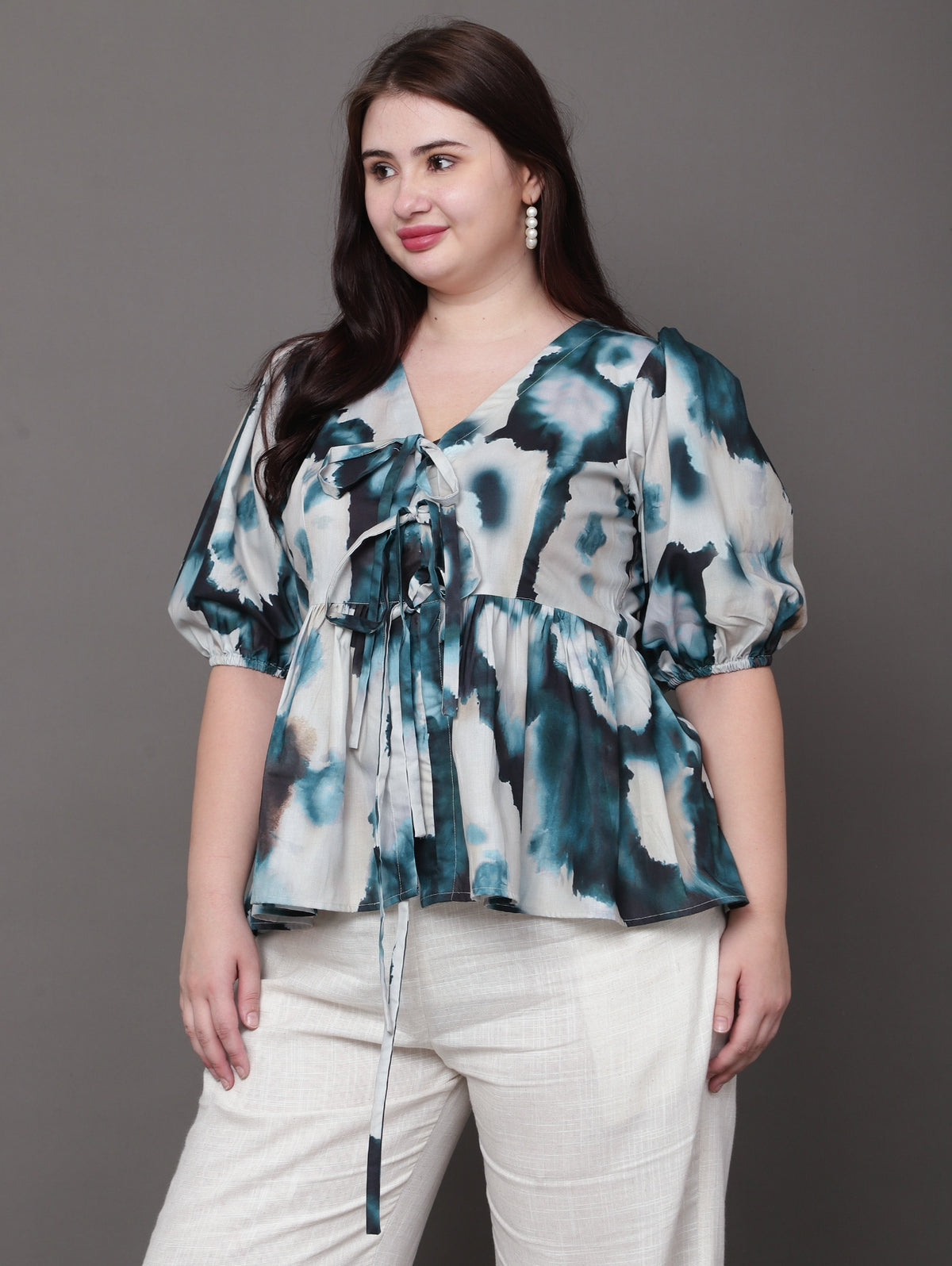 Aria Peplum Top