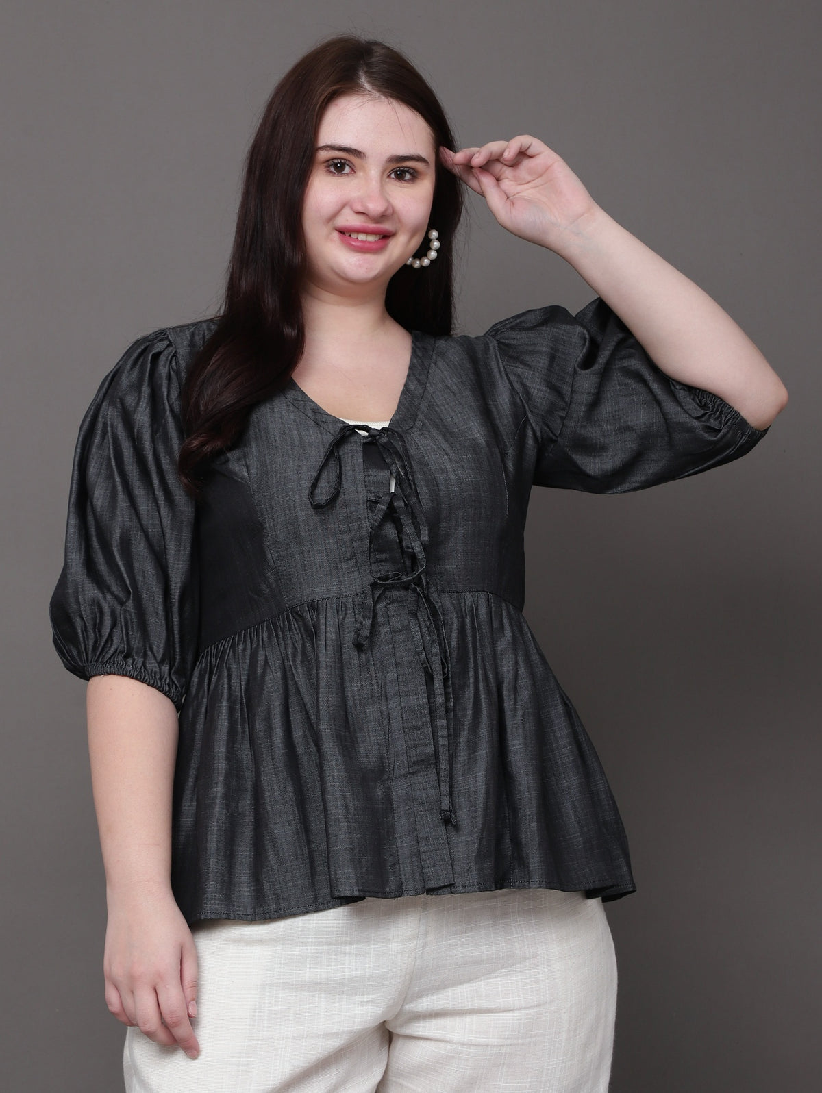 Charcoal Mist Top