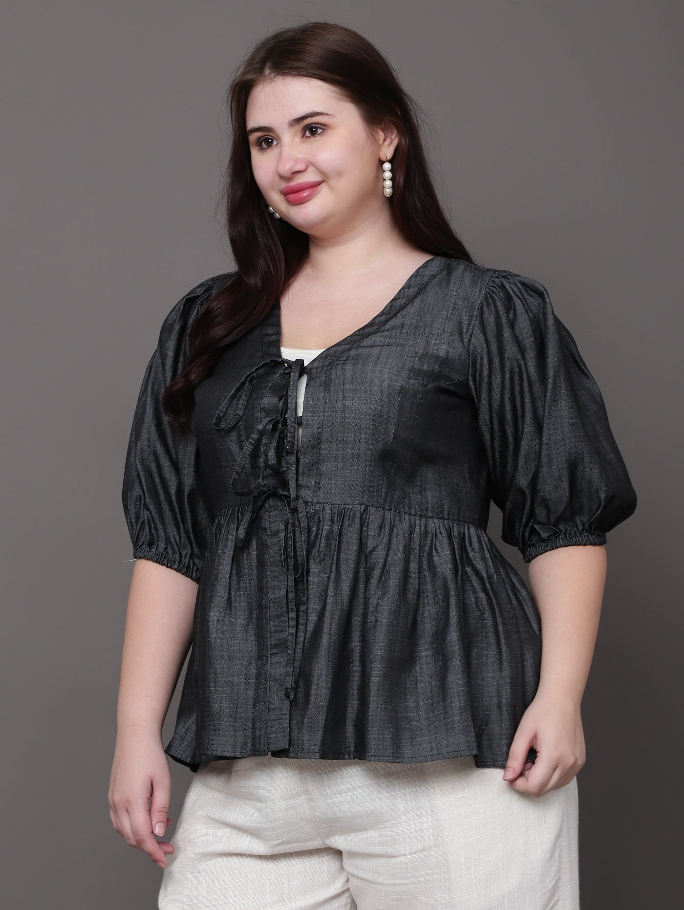 Charcoal Mist Top