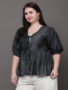 Charcoal Mist Top