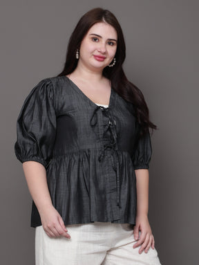 Charcoal Mist Top