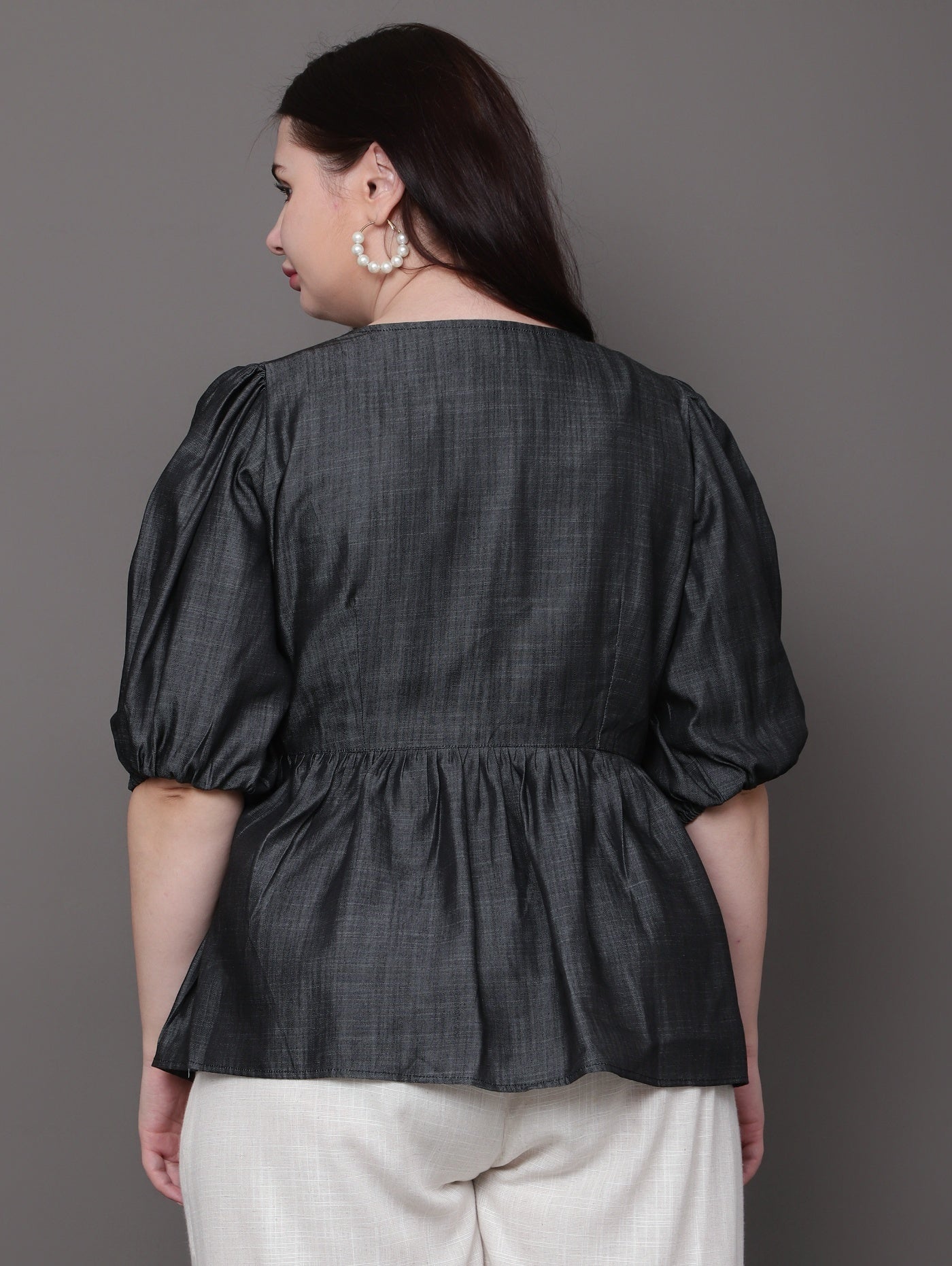 Charcoal Mist Top