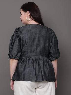 Charcoal Mist Top