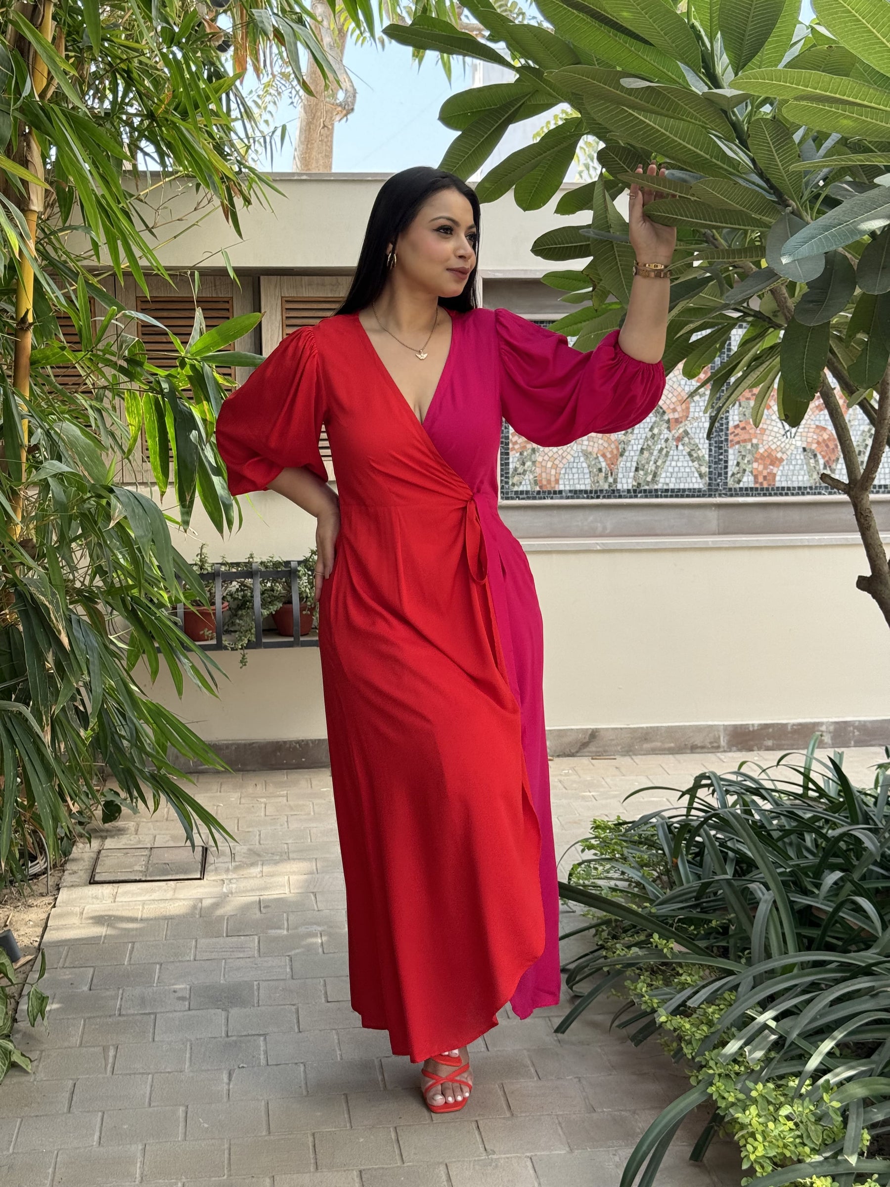 Akansha Gupta Featuring in Ruby Blush Dress (With Pockets)