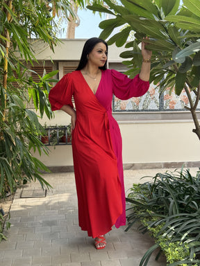 Akansha Gupta Featuring in Ruby Blush Dress (With Pockets)