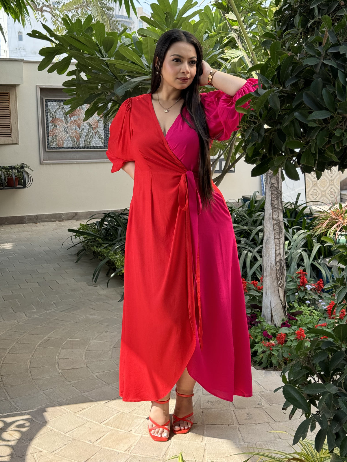 Akansha Gupta Featuring in Ruby Blush Dress (With Pockets)
