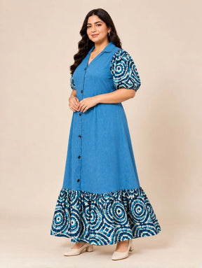 Blue Fiesta Denim Dress