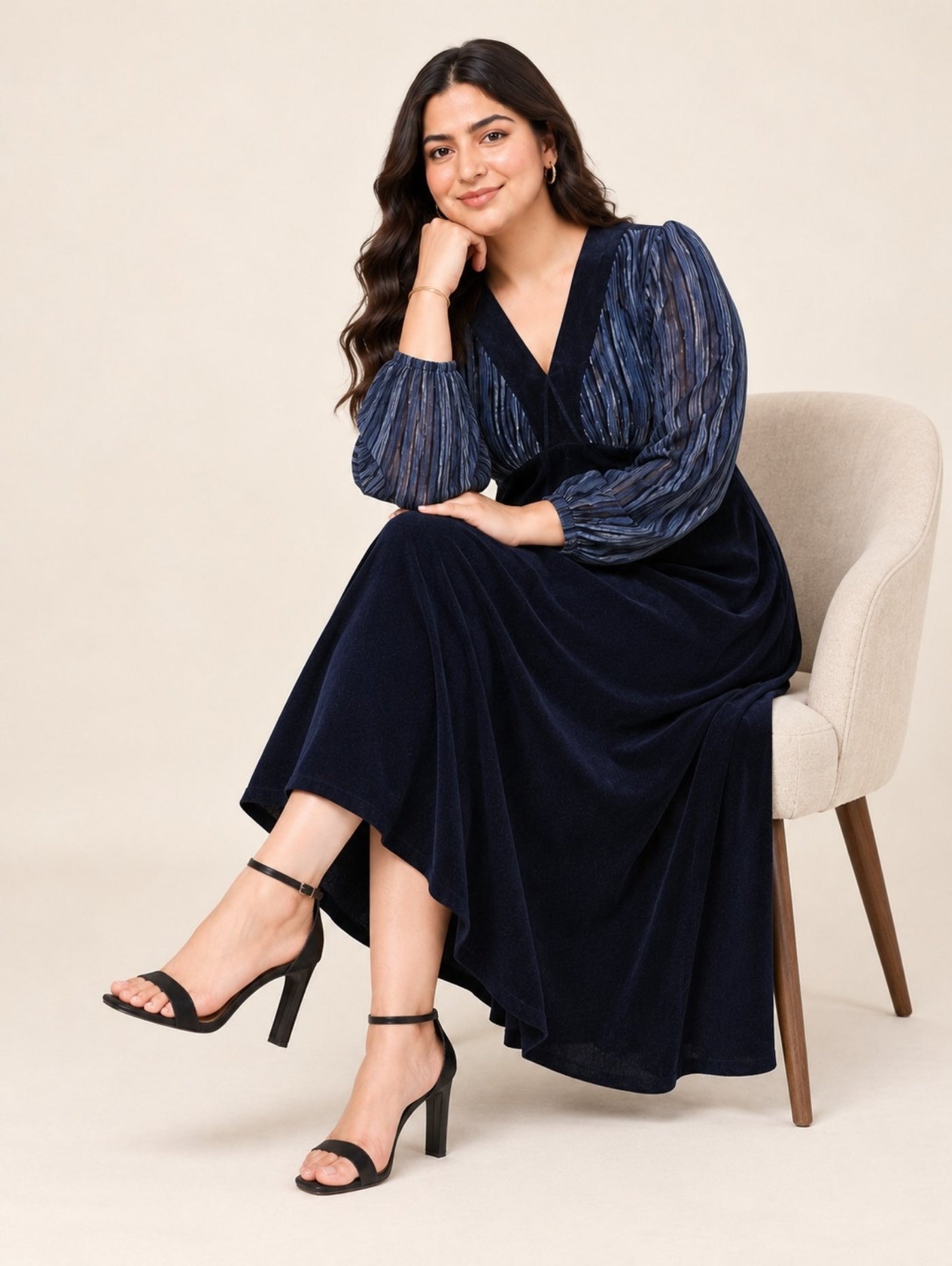 The Royal Grace Midi Dress