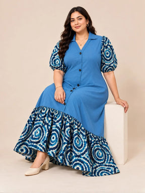 Blue Fiesta Denim Dress