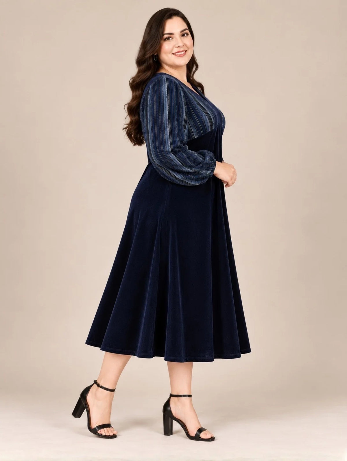 Royal Grace Velvet Dress