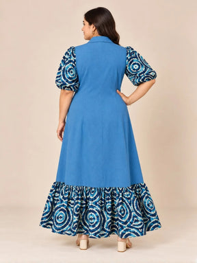 Blue Fiesta Denim Dress