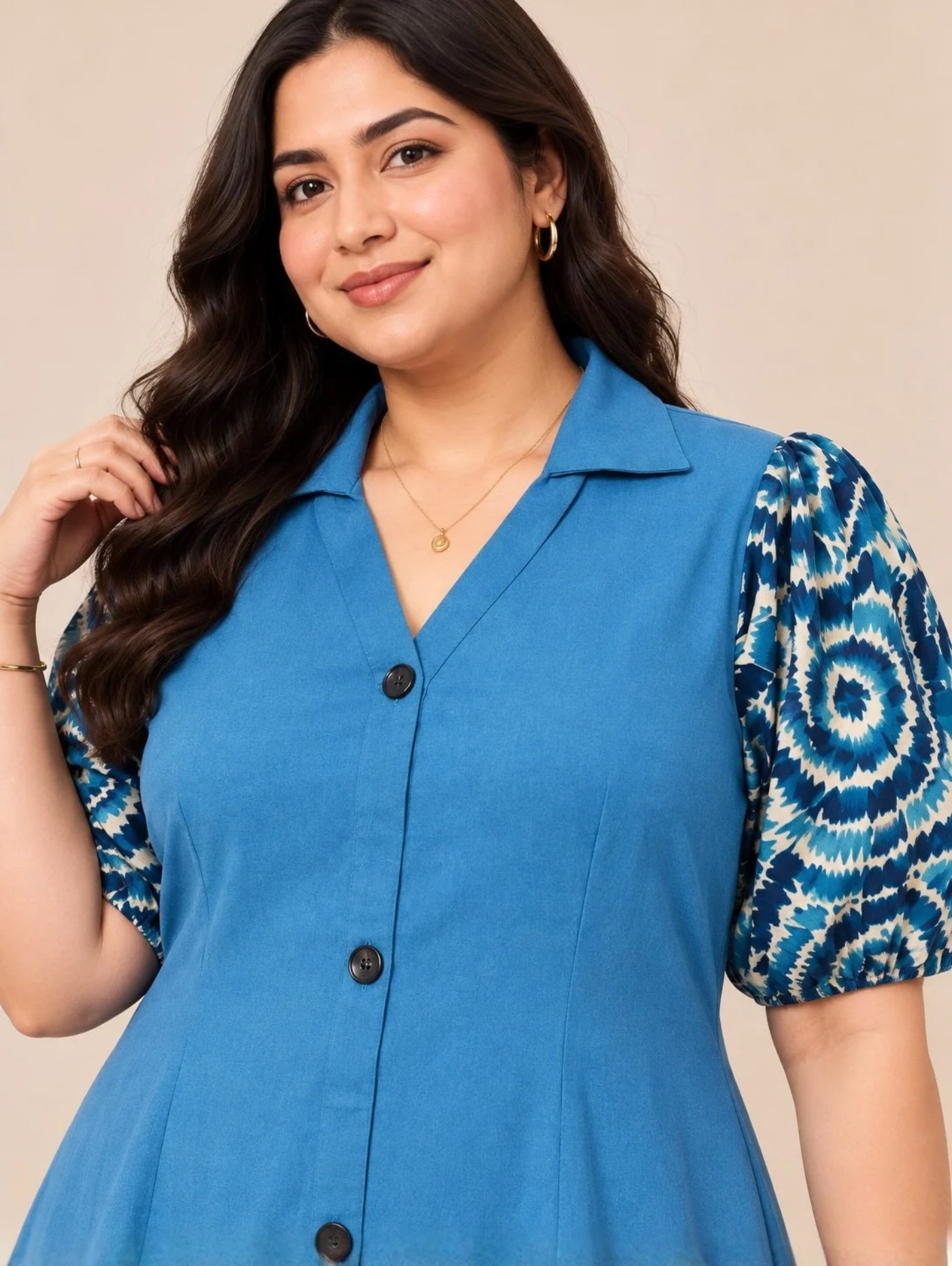 Blue Fiesta Denim Dress