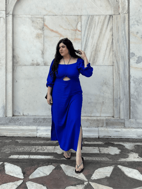 Zeenia Featuring In Blue Lagoon Dress