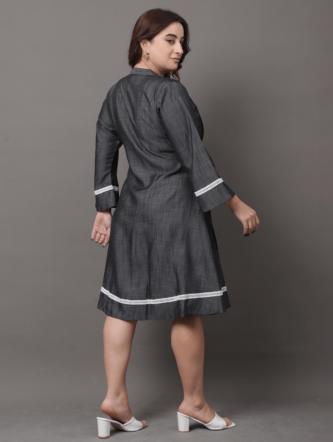 Denim Lacy Dress