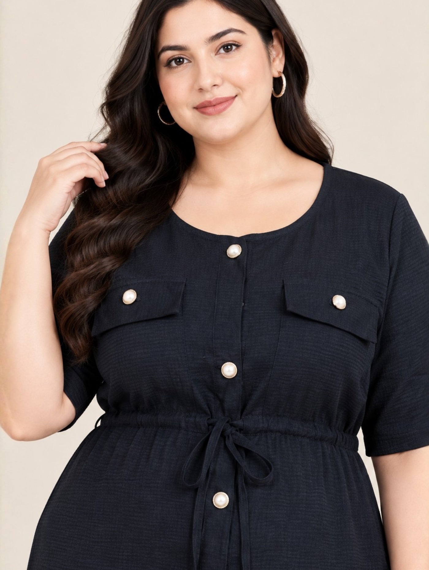 Urban Tie Midi Dress